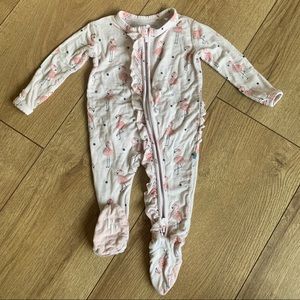 Posh Peanut Pink Flamingo Footie